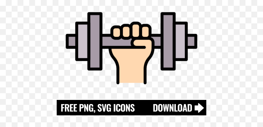 Free Training Icon Symbol Png Svg Download - Dumbbell,Course Icon