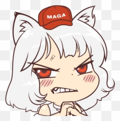 Awoo Angery - Momiji Inubashiri Awoo Png,Angery Transparent
