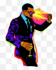 Kanye West Pop Art Transparent Png - Kanye West Pop Art,Kanye Png