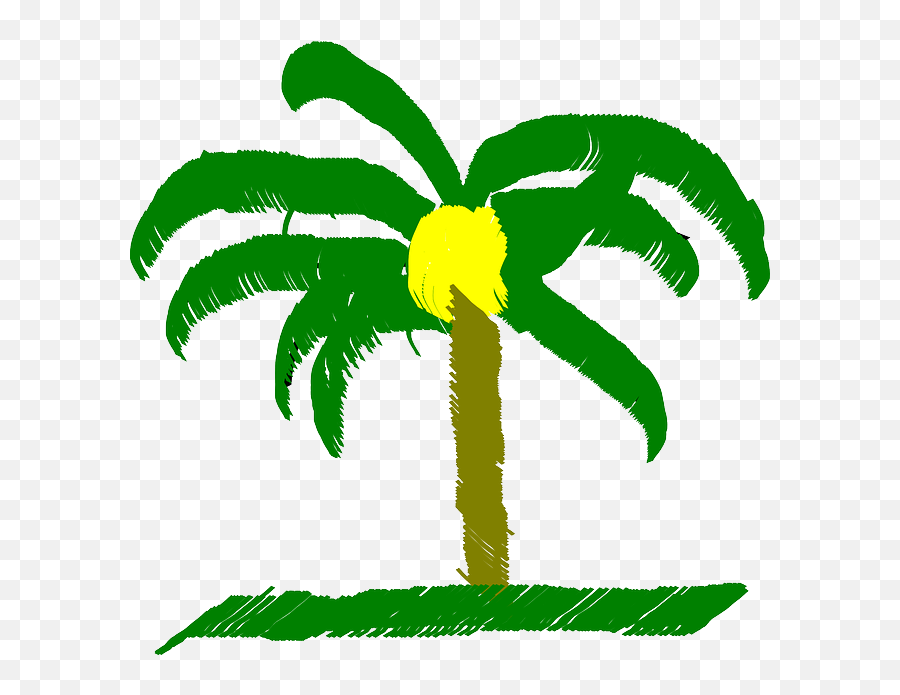 Clip Art Palm Trees Vector Graphics Openclipart Image - Palma Png,Stich Png