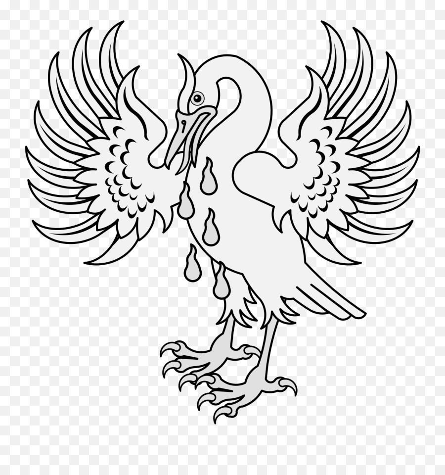 Pelican - Traceable Heraldic Art Heraldic Pelican Png,Pelican Png Pelican - Traceable Heraldic Art Heraldic Pelican Png,Pelican Png