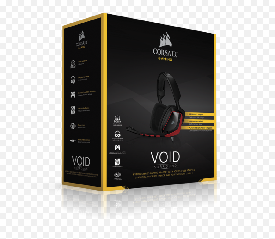 Review U2014 The Corsair Void Surround Headset Truly Envelops Png Gaming Logo