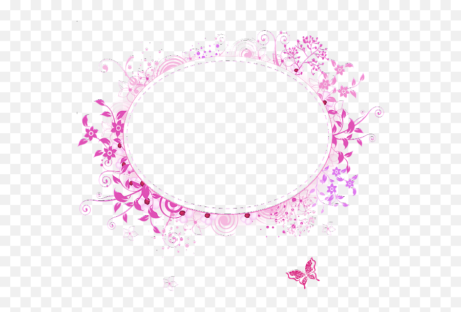 Picture Photo Frame Png Images Free Download - Frame Transparent Pink Circle,Circle Frames Png