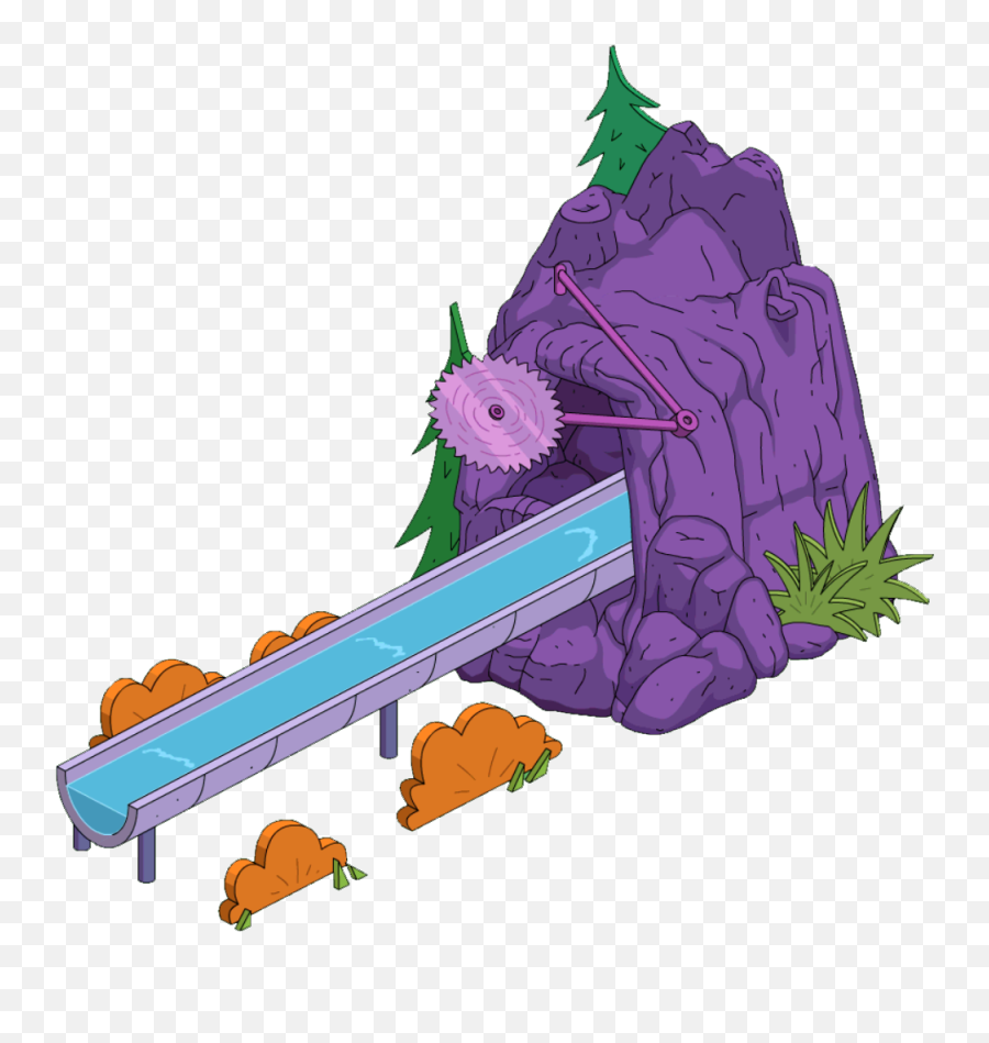 Log Ride Long Track The Simpsons Tapped Out Wiki Fandom - Log Ride Simpsons Tapped Out Png,Track Png