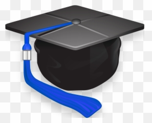 Download Grad Hatblue - Graduation Ceremony Png Image With Table,Grad Hat Png
