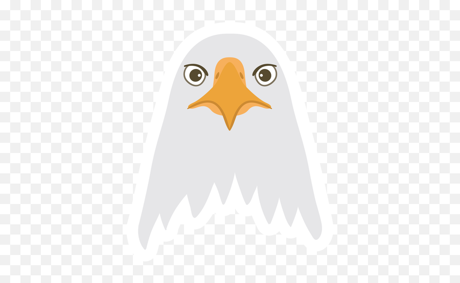 Eagle Beak Head Flat Sticker - Transparent Png U0026 Svg Vector File Bico De Aguia Desenho,Eagle Head Logo
