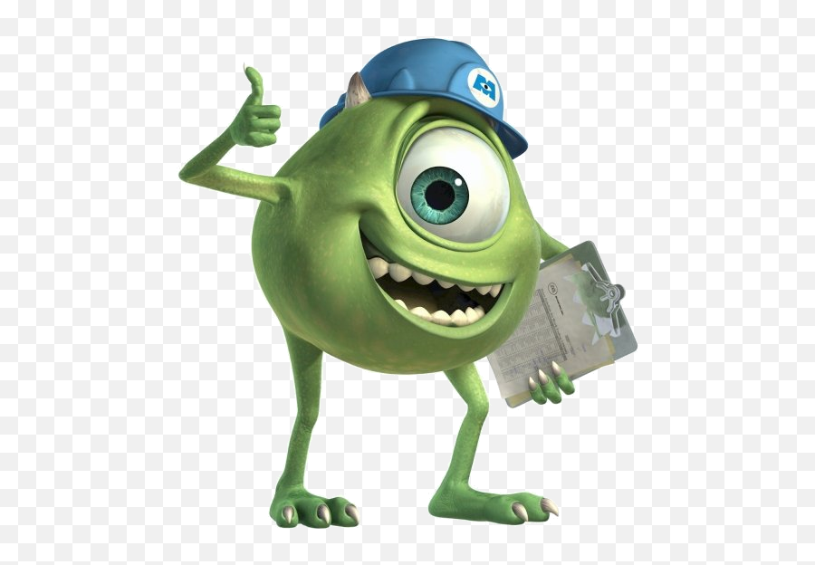 Png Image Transparent Clipart - Mike Wazowski With Helmet,.png Images
