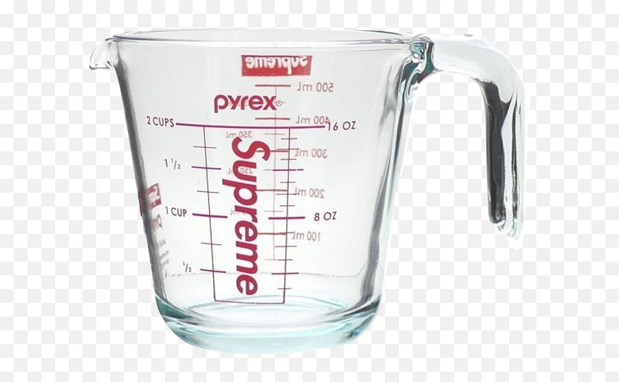 Supreme Pyrex 2 Cup Measuring - Clear Supreme Measuring Cup Png,Measuring Cup Png