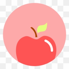 Apple Fruit Free Icon Of Minimal - Pastel Pink Apple Clipart Png,Manzana Png