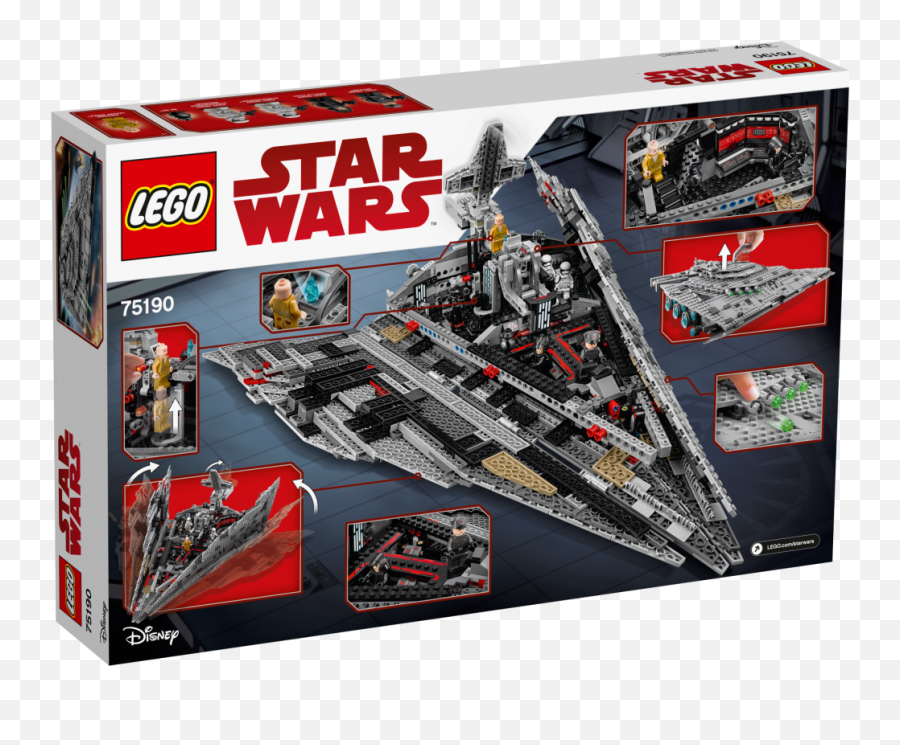 Lego Star Destroyer - 75190 Lego Star Wars Star Destroyer Png,Snoke Png