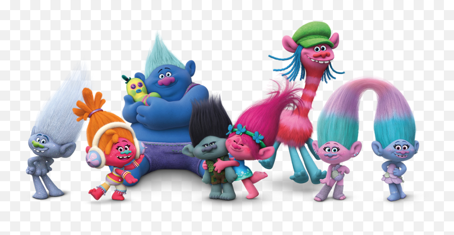 Trolls Movie Characters Png Hd Pictures - Vhvrs Trolls Movie Characters,Trolls Logo Png