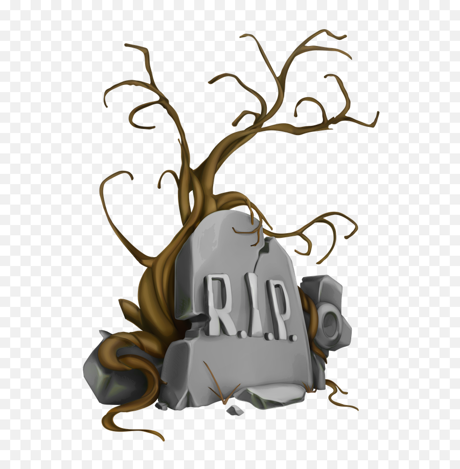 Free Png Halloween Rip Tombstone And - Halloween Tombstone Clipart,Halloween Tree Png