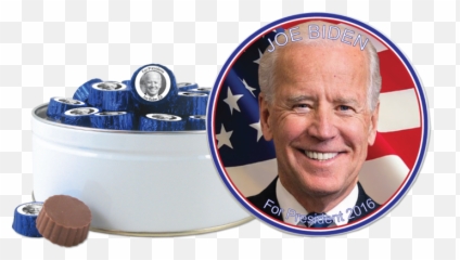 President Tin With Joe Biden Two - American Flag Png,Joe Biden Png