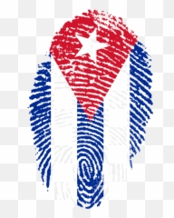 Cuba Flag Fingerprint - Bandera De Cuba Hd Png,Cuba Flag Png