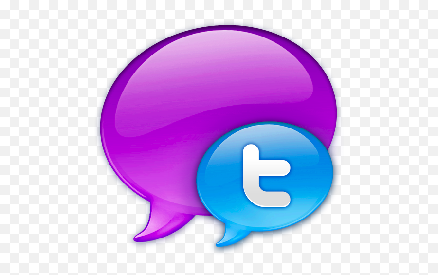 Small Twitter Logo In Blue Icon - Balloon Icon Png,Twitter Logo Image