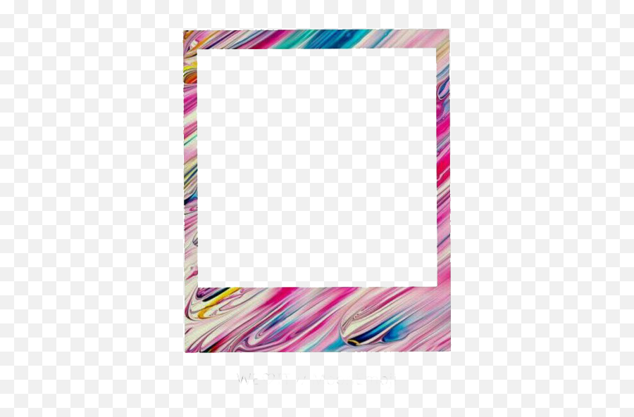 Overlays - Polaroid Frame With Design Png,Instagram Frame Png