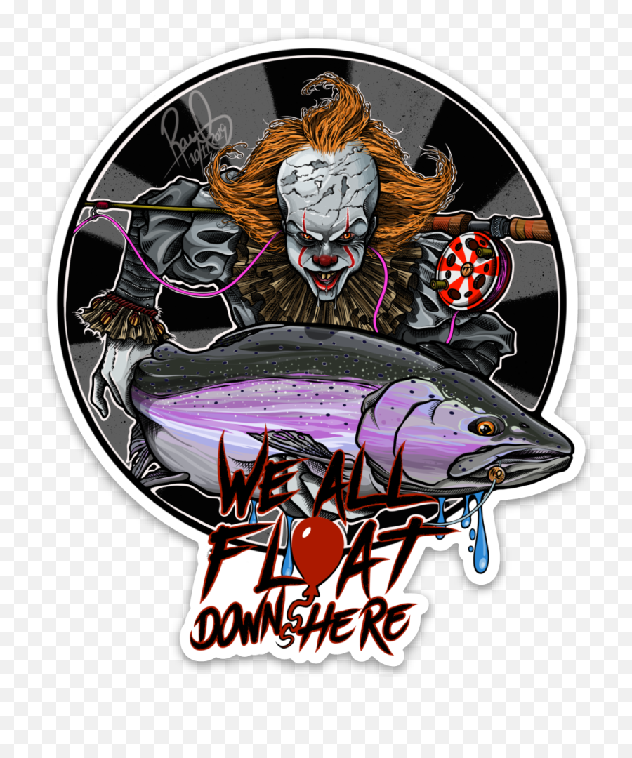 Pennywise 4 Sticker - Illustration Png,Pennywise Png