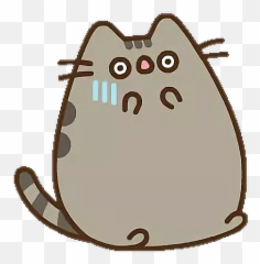 Scary Pusheen Cat Kitty Cute Tumblr - No Background png