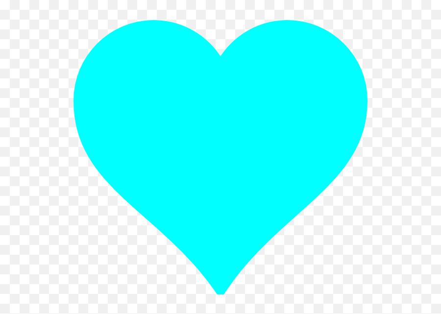 Blue Heart Clip Art - Vector Clip Art Online Teal Heart Clipart Png,Heart Gif Png