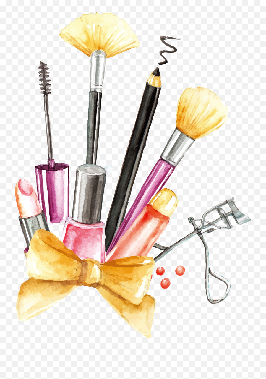 Download Painting Makeup Vector Cosmetics Tools Brush - Make Up Tools Png,Png Tools