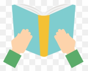 Hands Holding Open Book Clipart Free Download - Clipart png