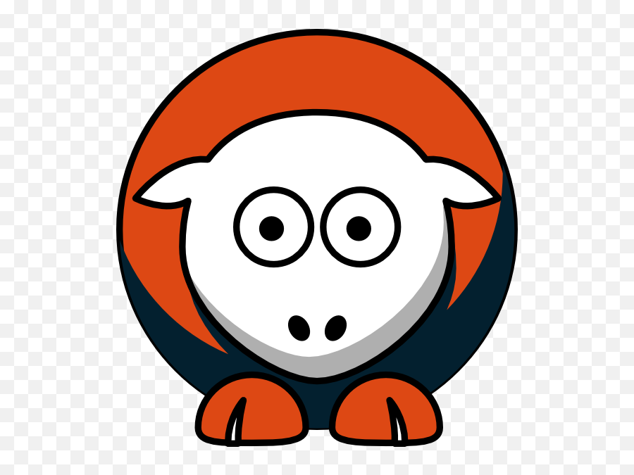 Sheep 3 Toned Chicago Bears Team Colors Clip Art - College Football Png,Chicago Bears Png