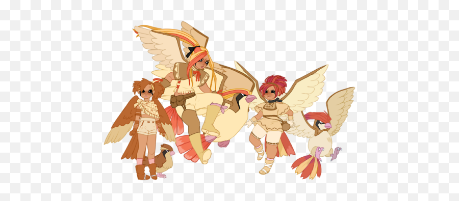 Pidgeotto Gijinka Tumblr - Pidgeot Gijinka Png,Pidgey Png