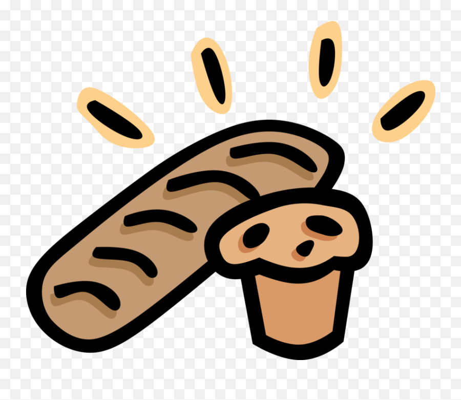 Vector Illustration Of Loaf Bread And Baked Quick - Did Bread Png,Loaf Of Bread Png