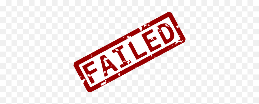 Symbol Png Images - Failed Grade,Fail Png