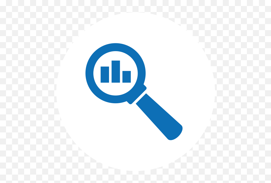 Download Hd Analytics Icon Final - Icon Transparent Png Magnifying Glass,Analytics Icon Png