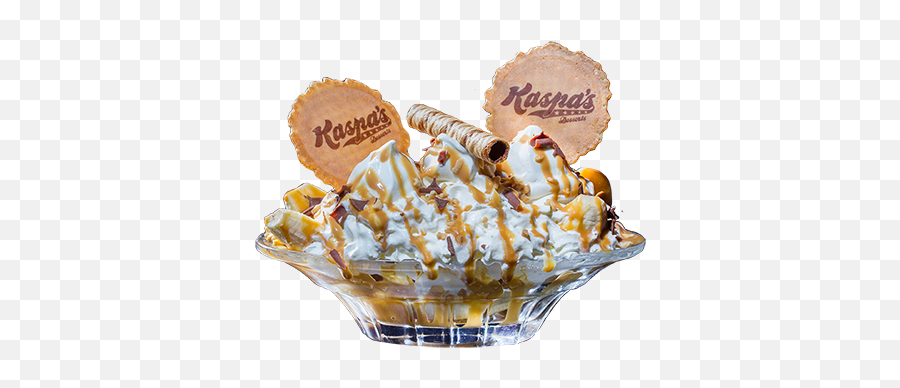 Classic Banana Split - Kaspas Desserts Ice Cream Png,Banana Split Png