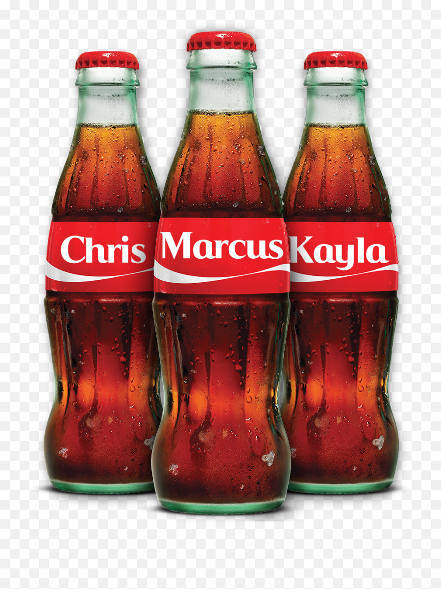 Pure Water Is Put In - Coca Cola Name Bottles Png,Coca Cola Bottle Png
