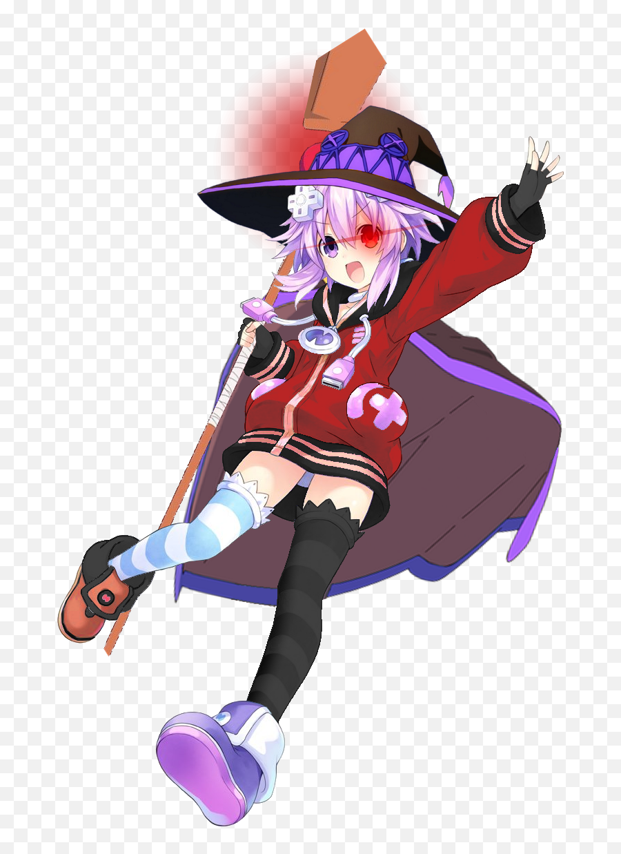 I Decided To Fuse Neptune With Megumin And This Is The - Fictional Character Png,Megumin Transparent