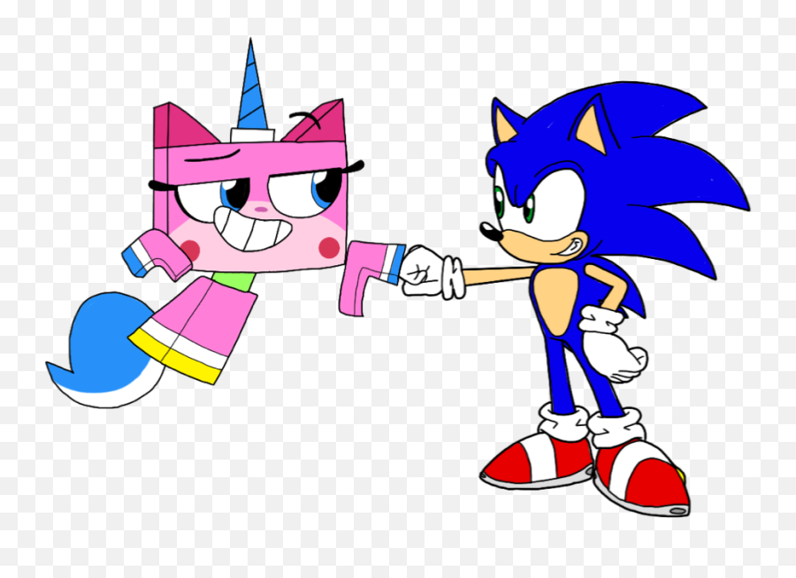 Lachlan Berthelsen - Lego Dimensions Unikitty Meets Sonic The Hedgehog Png,Brofist Png