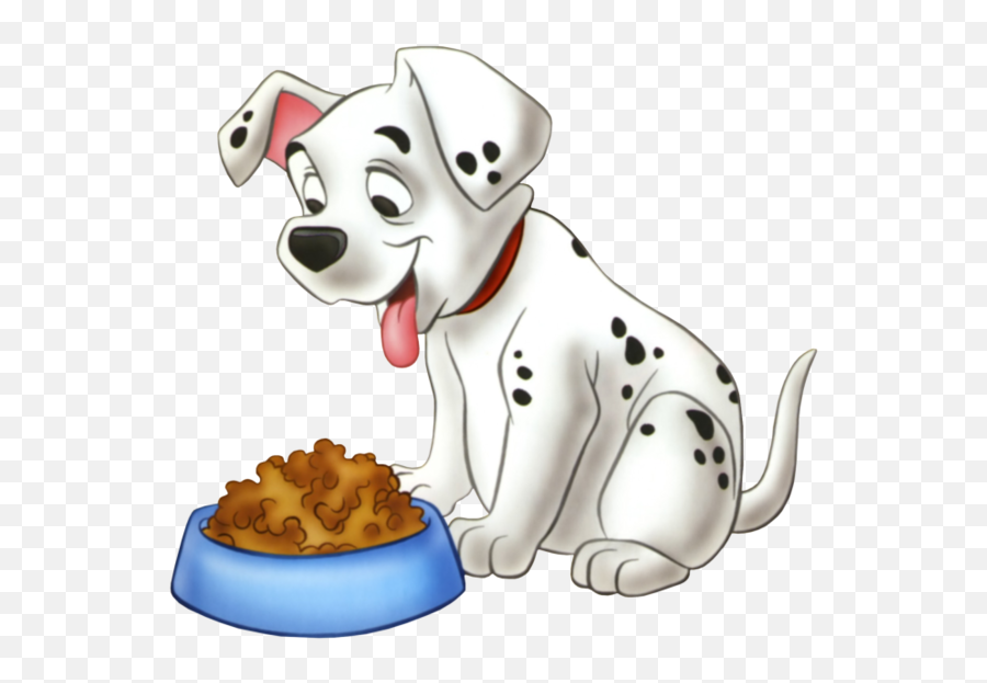 De Disney En Caricaturas Png Download - Dog Eating Cartoon Png,Dalmatian Png