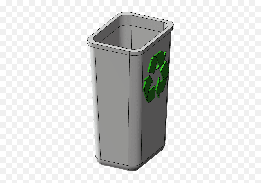 Download Free Stl File Recycle Bin - Waste Container Lid Png,Recycling Bin Png