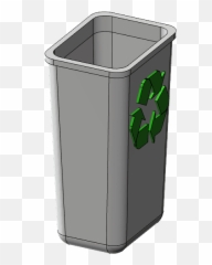 Download Free Stl File Recycle Bin - Waste Container Lid Png,Recycling Bin Png