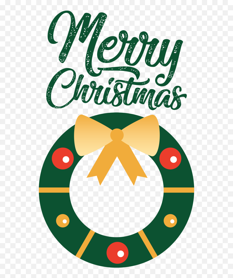 Christmas Logo Symbol Green For Merry - Dot Png,Merry Christmas Logo Png