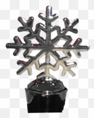 Yuletide Winter Holiday Silver Tone - Decorative Png,Silver Snowflake Png