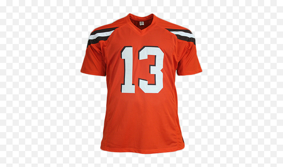 Odell Beckham Jr Autographed Pro Style Custom Football Jersey Orange Jsa Coa - Trikot Fc Bayern 2020 Png,Odell Beckham Jr Png