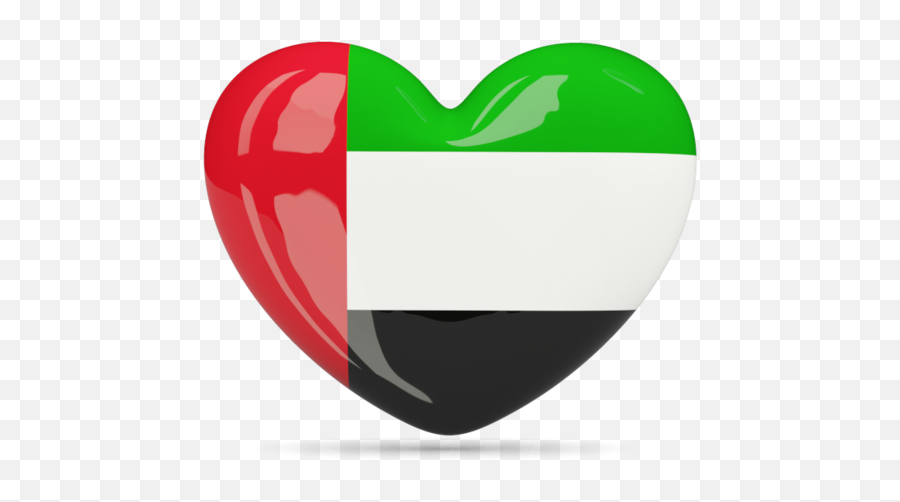 Flag Icon Of United Arab Emirates - Uae Heart Flag Png,Made Usa Flag Icon Png