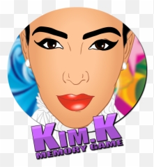 Download Hd Kim Kardashian Memory Puzzle - Kardashians Art Kim Kardashian Png,Kim Kardashian Png
