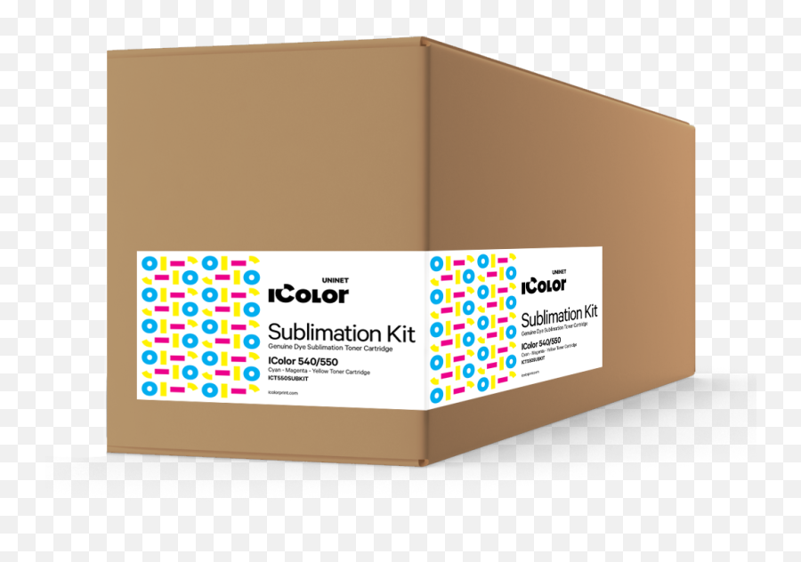 R550 Dye Sublimation Cmy Starter Toner Cartridge Kit - Cardboard Box Png,Sublimation Icon