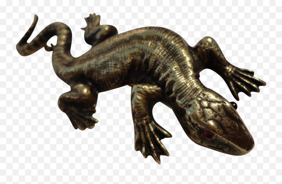 Download Victorian Silver Plated Komodo - Alligator Lizard Png,Komodo Dragon Png