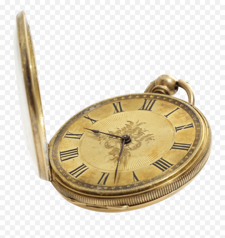 Victorian Gold Open Pocket Watch - Old Pocket Watch Gold Png,Pocket Watch Png