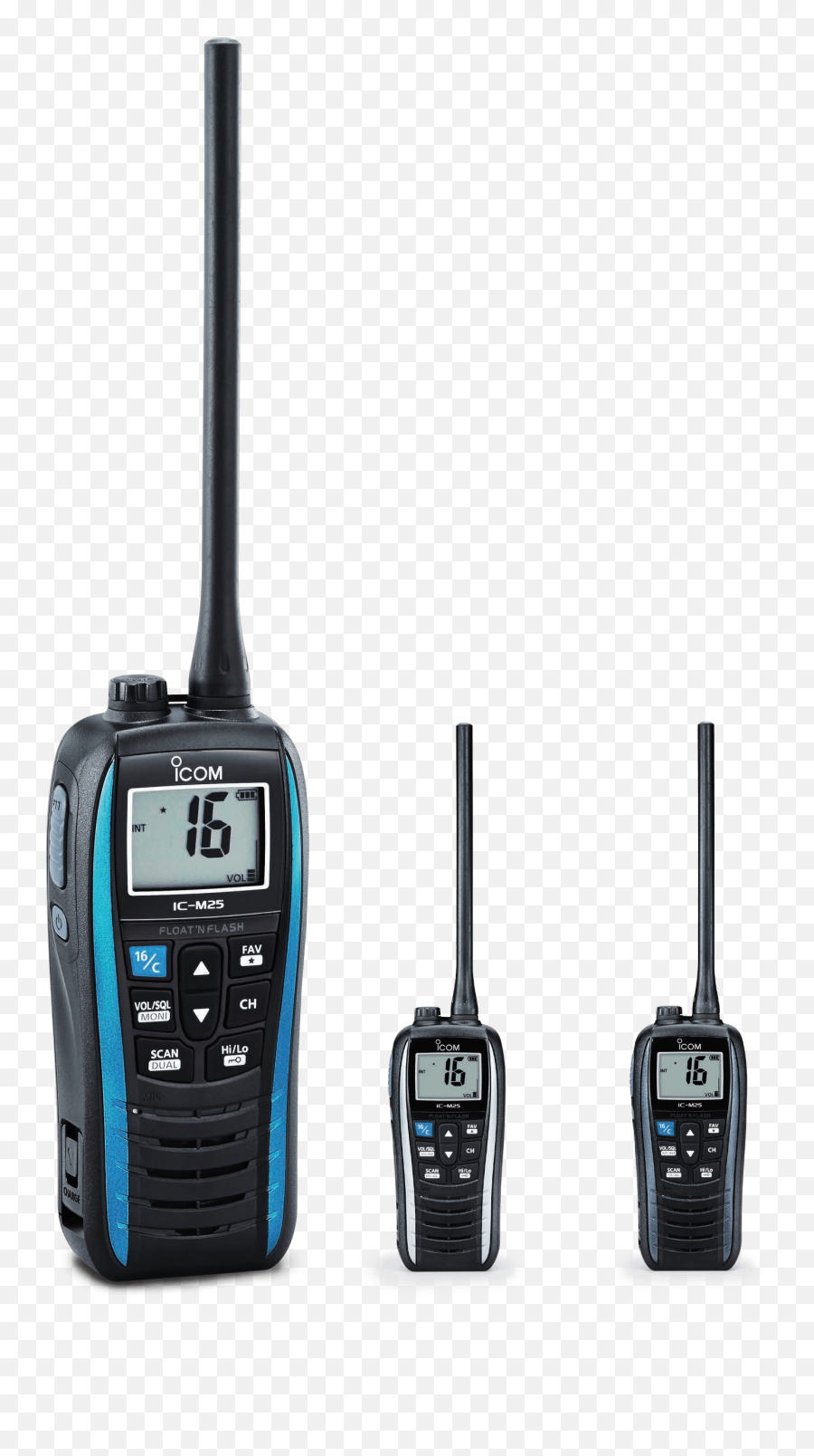 Icom Handheld Vhf Marine Radio - Marine Communication Equipment Png,Icon Two Way Radio