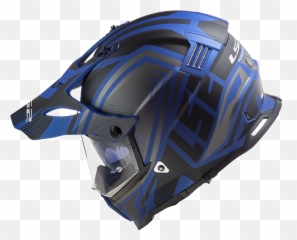 Enduro Helmet Ls2 Mx436 Pioneer Evo Master Matt Black Blue - Ls2 Mx436 png