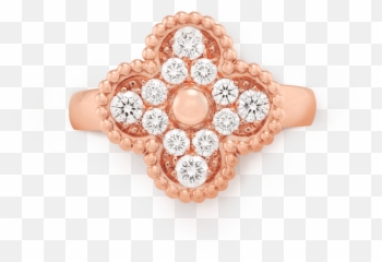 Vintage Alhambra Ring - Solid png