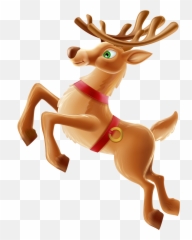 Library Of Reindeer Christmas Image - Christmas Deer Clipart Png,Reindeer Clipart Png