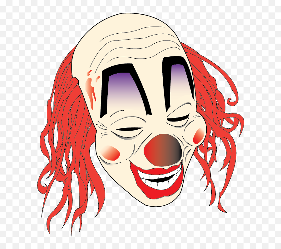 Clown Vector Transparent U0026 Png Clipart Free Download - Ywd Slipknot Clown Mask Png,Clown Emoji Png